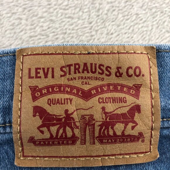 Levis Womens Jeans Size 29 Mile High Super Skinny Leg Ankle Blue Denim Casual - Picture 12 of 14